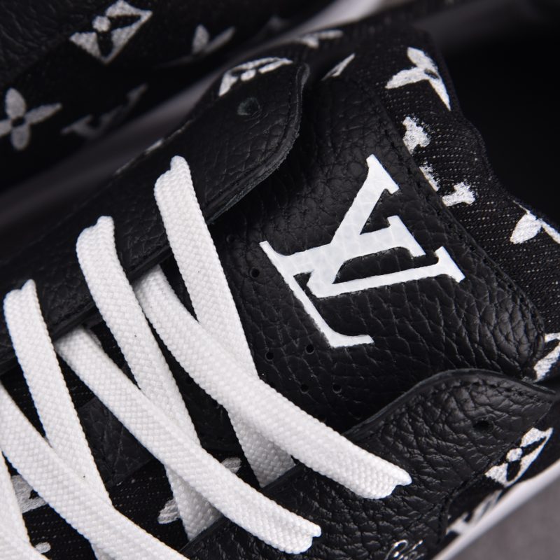Louis Vuitton Beverly Hills Sneaker Monogram Denim 'Black'