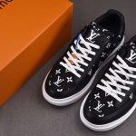Louis Vuitton Beverly Hills Sneaker Monogram Denim 'Black'