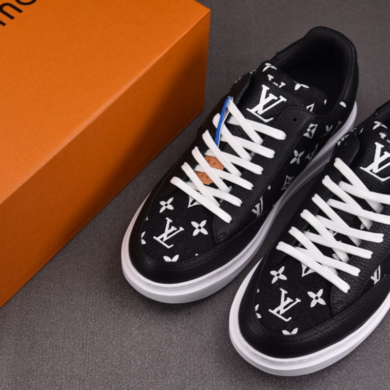 Louis Vuitton Beverly Hills Sneaker Monogram Denim 'Black'