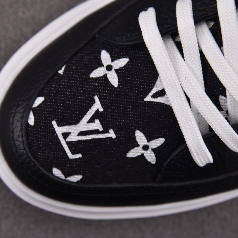 Louis Vuitton Beverly Hills Sneaker Monogram Denim 'Black'