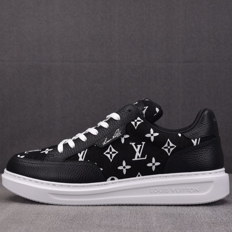 Louis Vuitton Beverly Hills Sneaker Monogram Denim 'Black'