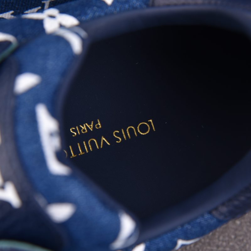 Louis Vuitton Beverly Hills Sneaker Monogram Denim 'Blue'
