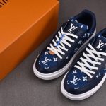 Louis Vuitton Beverly Hills Sneaker Monogram Denim 'Blue'