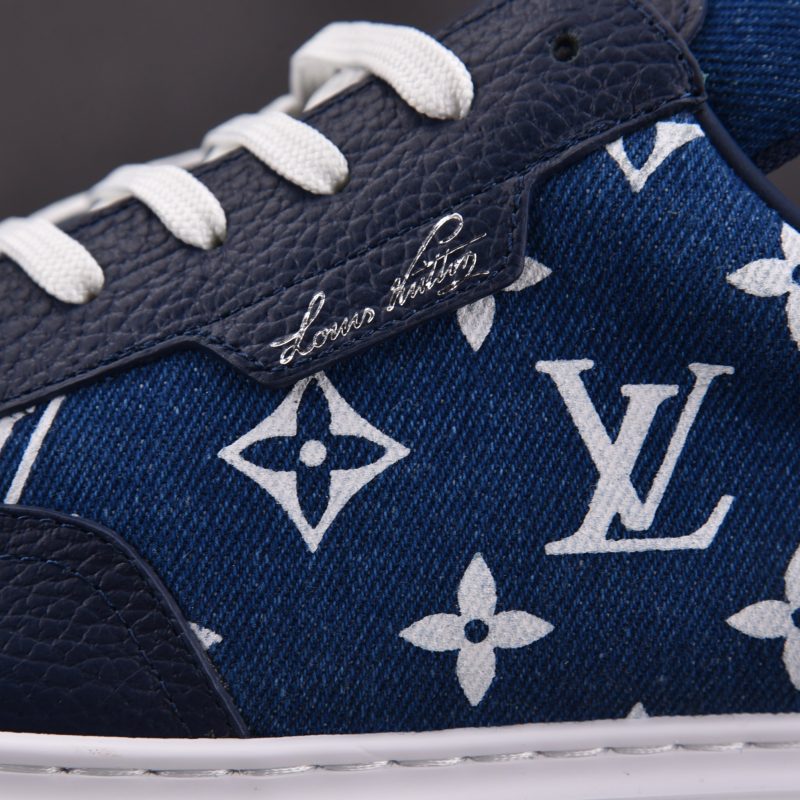 Louis Vuitton Beverly Hills Sneaker Monogram Denim 'Blue'