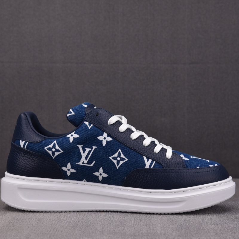 Louis Vuitton Beverly Hills Sneaker Monogram Denim 'Blue'
