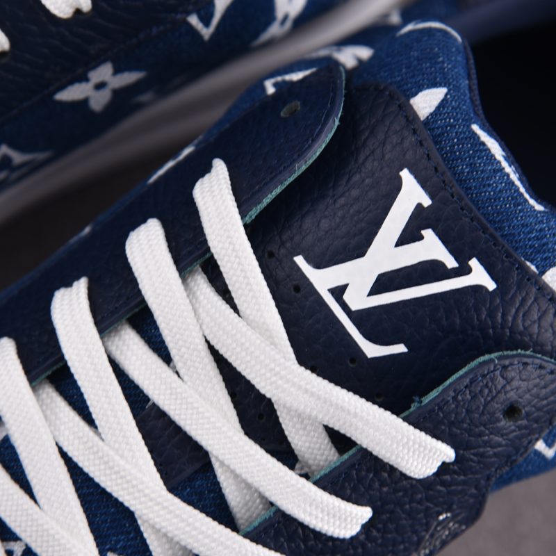 Louis Vuitton Beverly Hills Sneaker Monogram Denim 'Blue'