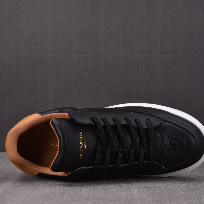 Louis Vuitton Beverly Hills Sneaker Monogram Leather 'Black'