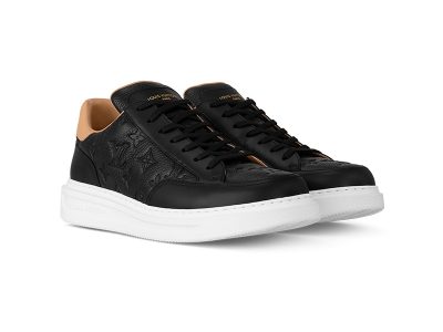 Louis Vuitton Beverly Hills Sneaker Monogram Leather 'Black'