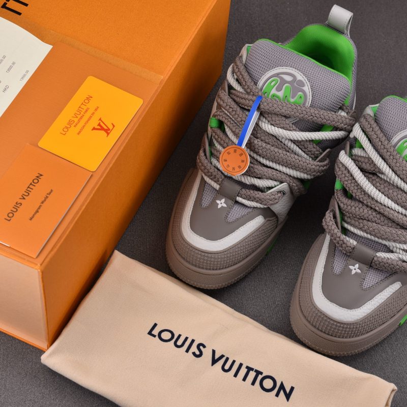 Louis Vuitton LV Skate Trainers ‘Grey Green’