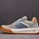 Louis Vuitton LV Tilted Trainer 'Denim Patchwork'