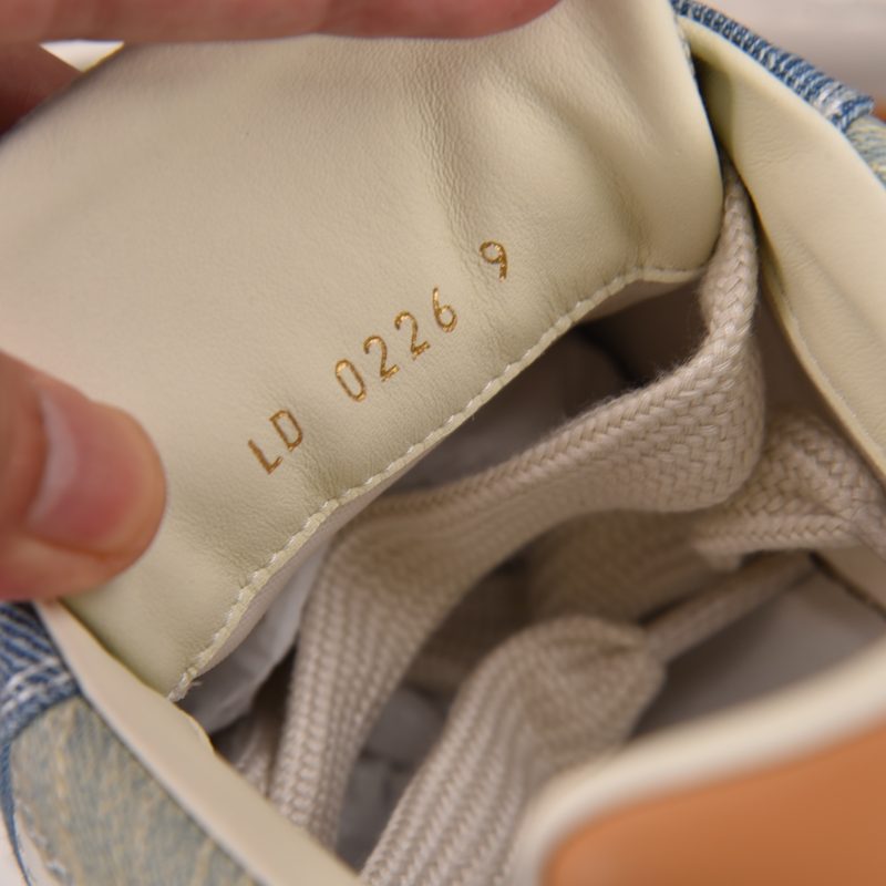 Louis Vuitton LV Tilted Trainer 'Denim Patchwork'