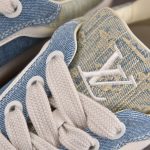 Louis Vuitton LV Tilted Trainer 'Denim Patchwork'