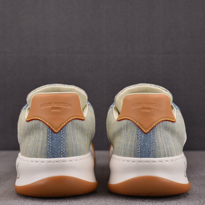 Louis Vuitton LV Tilted Trainer 'Denim Patchwork'