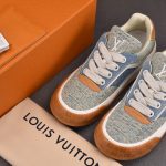 Louis Vuitton LV Tilted Trainer 'Denim Patchwork'