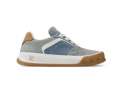 Louis Vuitton LV Tilted Trainer 'Denim Patchwork'