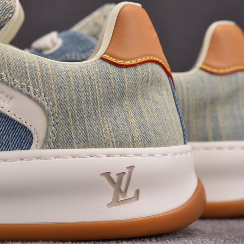 Louis Vuitton LV Tilted Trainer 'Denim Patchwork'