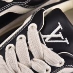 Louis Vuitton LV Tilted Trainer Leather 'Black'