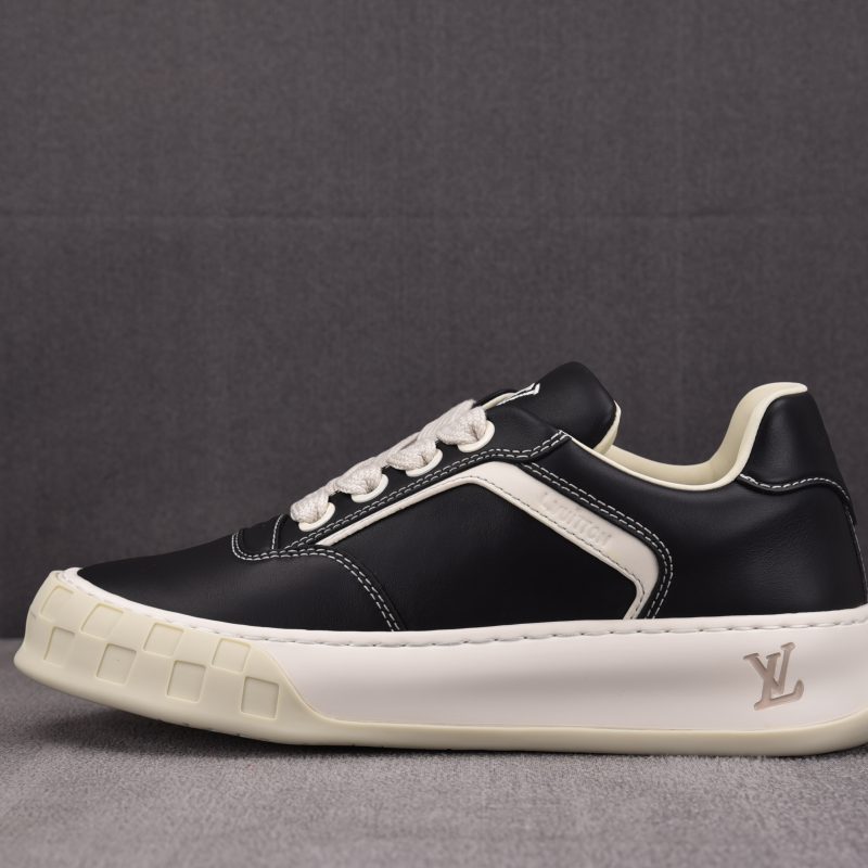 Louis Vuitton LV Tilted Trainer Leather 'Black'