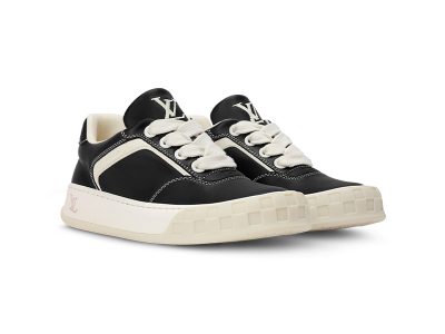 Louis Vuitton LV Tilted Trainer Leather 'Black'