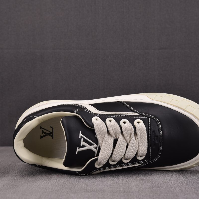 Louis Vuitton LV Tilted Trainer Leather 'Black'