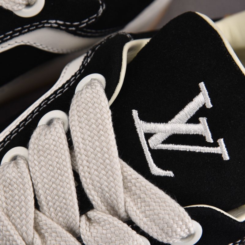 Louis Vuitton LV Tilted Trainer Suede 'Black'