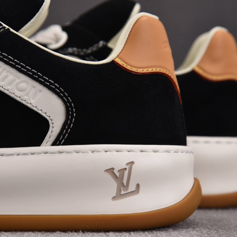 Louis Vuitton LV Tilted Trainer Suede 'Black'