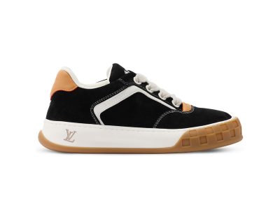 Louis Vuitton LV Tilted Trainer Suede 'Black'