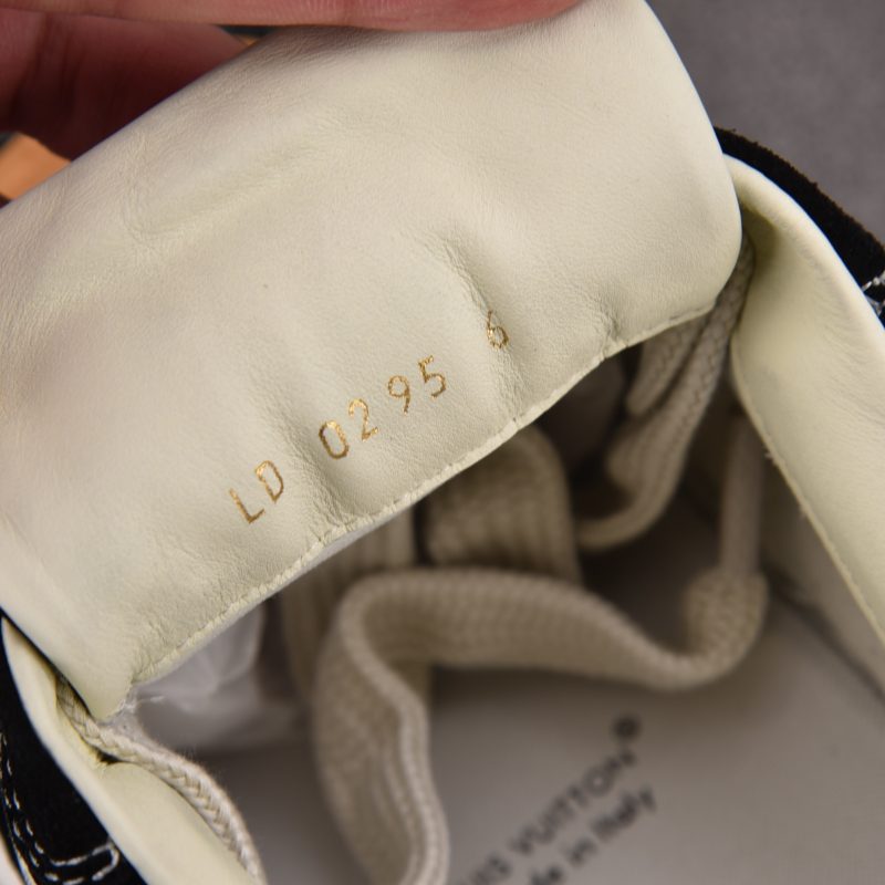 Louis Vuitton LV Tilted Trainer Suede 'Black'