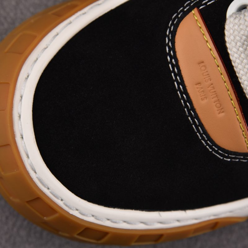 Louis Vuitton LV Tilted Trainer Suede 'Black'