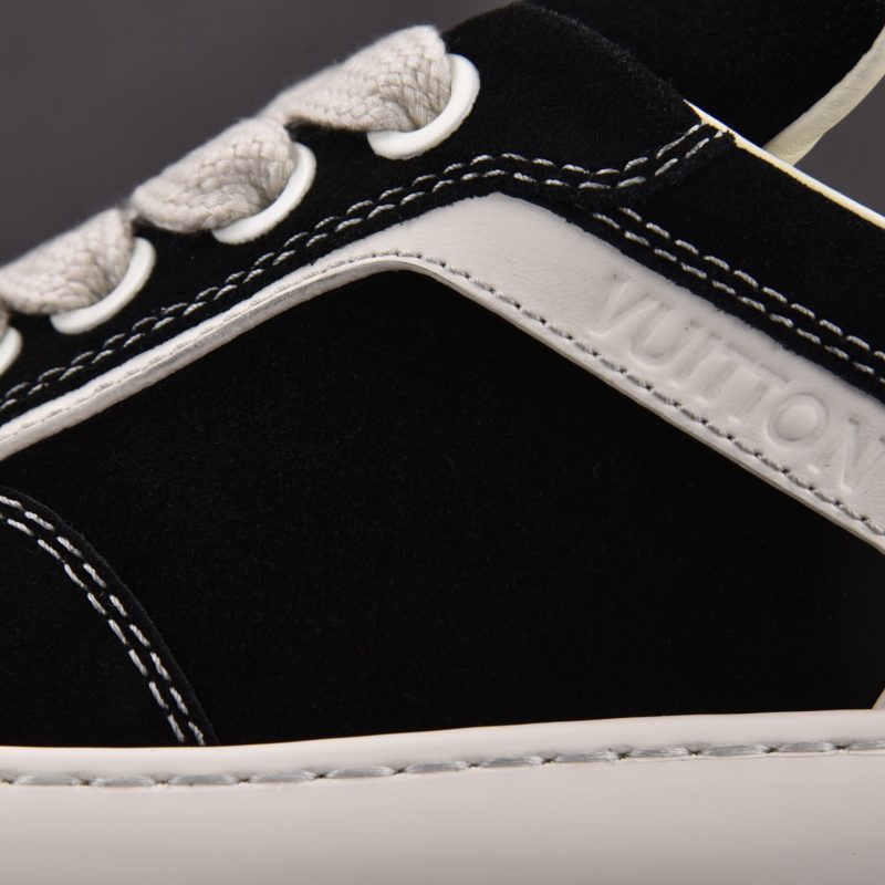 Louis Vuitton LV Tilted Trainer Suede 'Black'