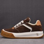 Louis Vuitton LV Tilted Trainer Suede 'Brown'