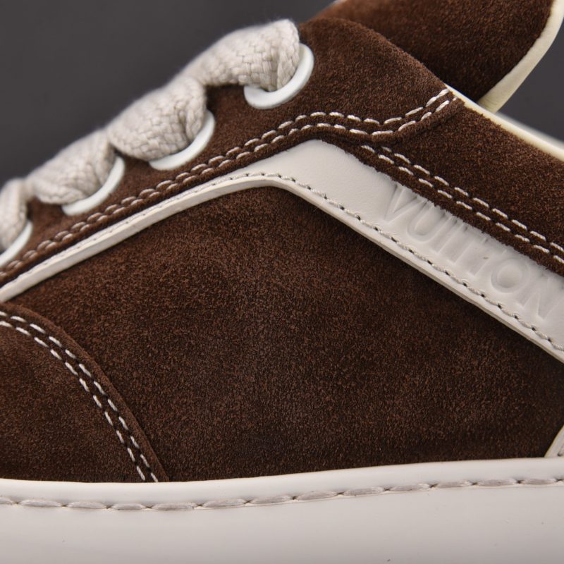 Louis Vuitton LV Tilted Trainer Suede 'Brown'