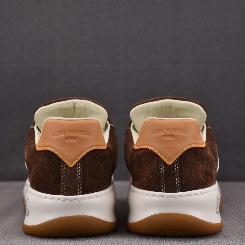 Louis Vuitton LV Tilted Trainer Suede 'Brown'