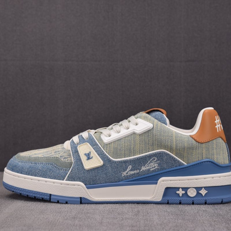 Louis Vuitton LV Trainer #54 'Denim Patchwork'