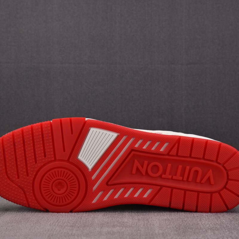 Louis Vuitton LV Trainer #54 'Monogram White Red Metallic'