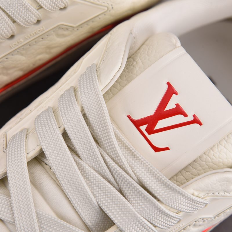 Louis Vuitton LV Trainer #54 'Monogram White Red Metallic'