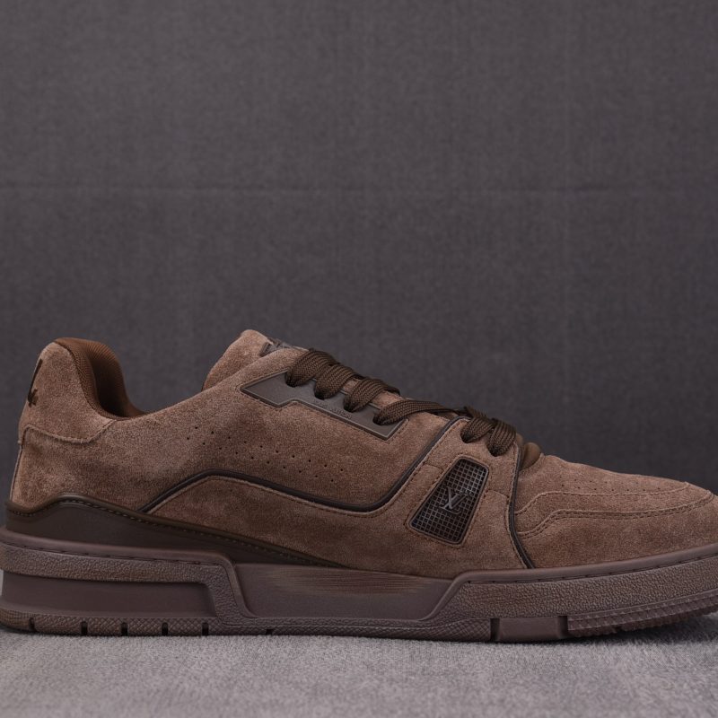 Louis Vuitton LV Trainer #54 Suede 'Distressed Brown'