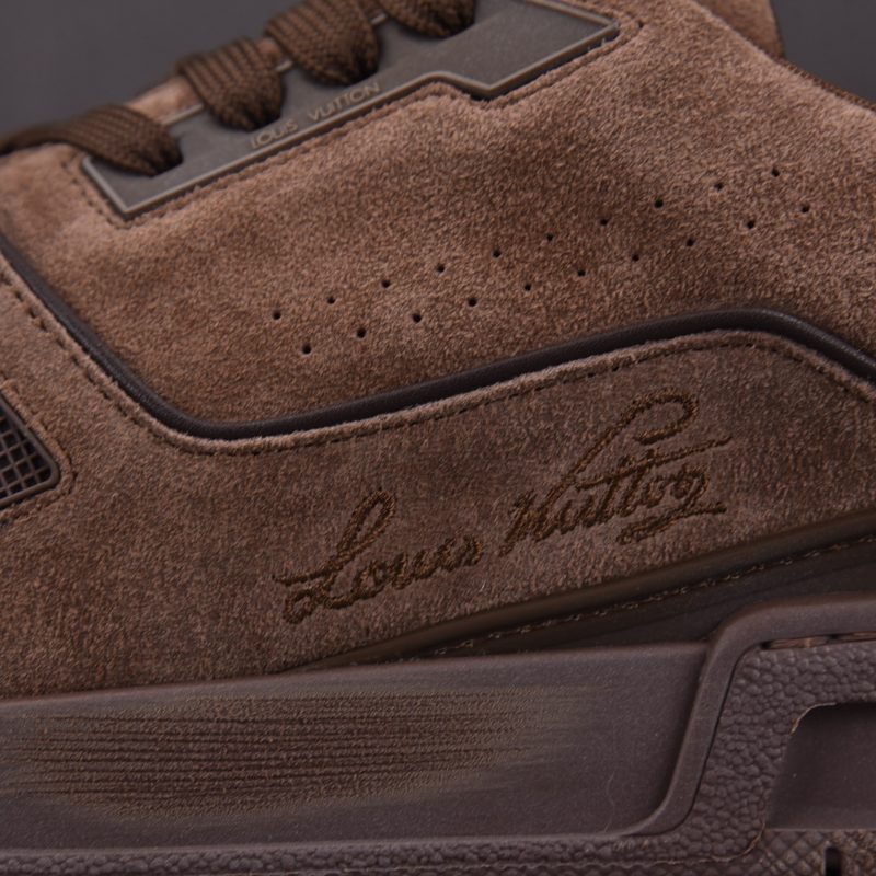 Louis Vuitton LV Trainer #54 Suede 'Distressed Brown'