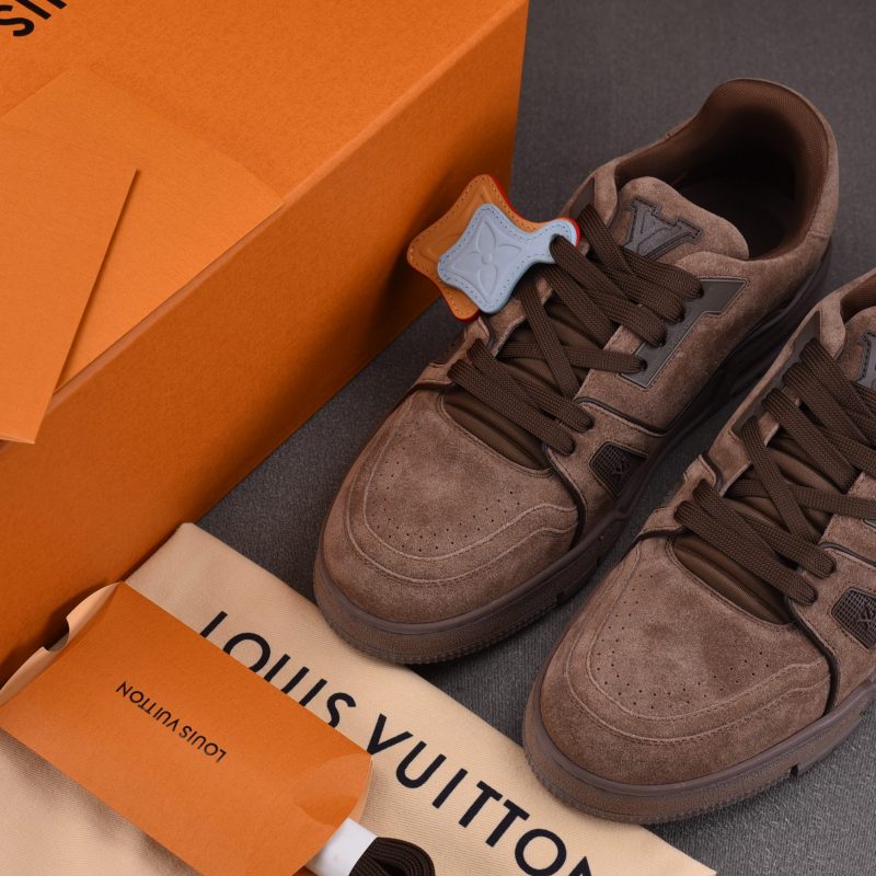 Louis Vuitton LV Trainer #54 Suede 'Distressed Brown'