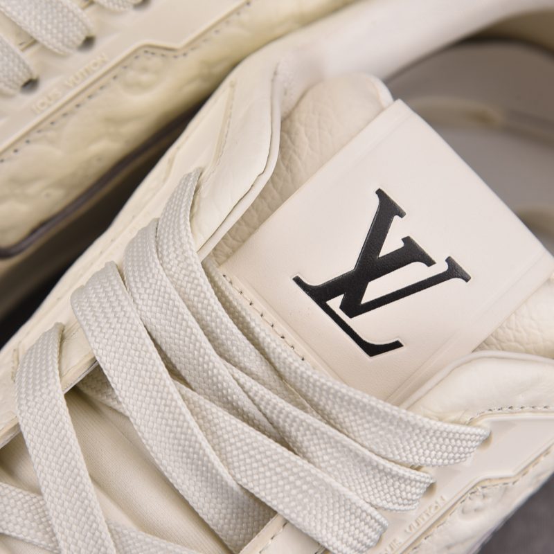 Louis Vuitton LV Trainer 'Monogram White Silver Metallic'