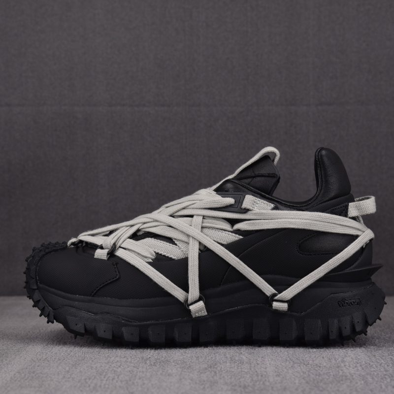 Moncler Trailgrip x Rick Owens Megalace 'Black'