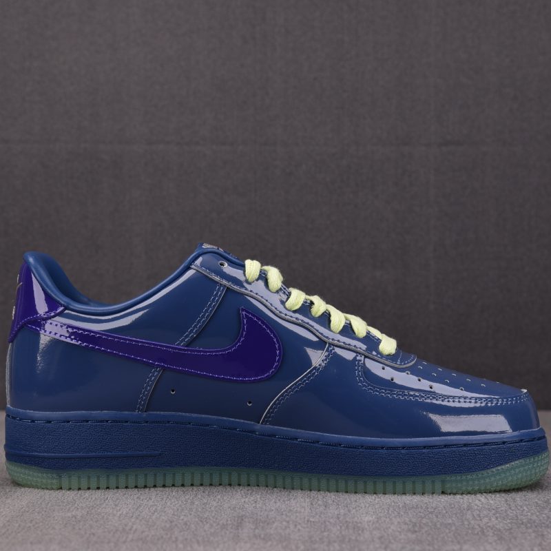 Nike Air Force 1 Low Patent Leather 'Mystic Navy Grape Ice'