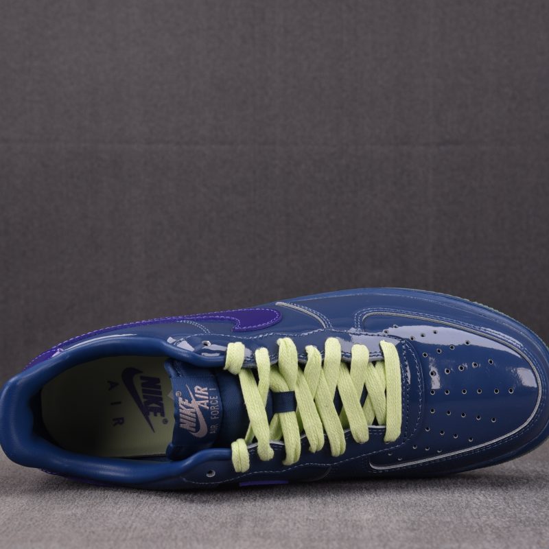 Nike Air Force 1 Low Patent Leather 'Mystic Navy Grape Ice'