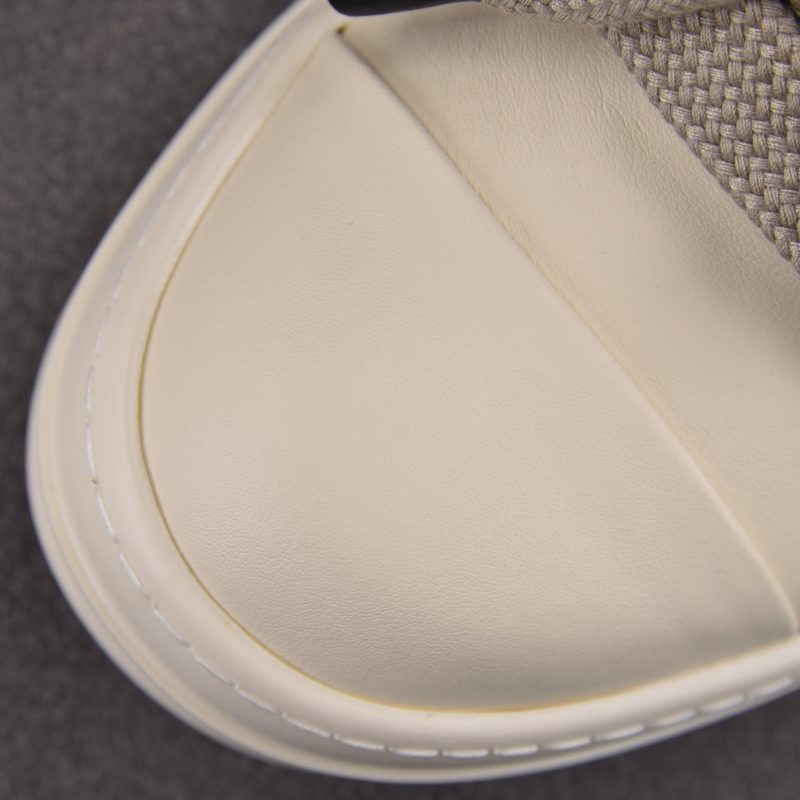 Rick Owens Jumbo Laced Low Leather ‘Pearl’ Sneaker