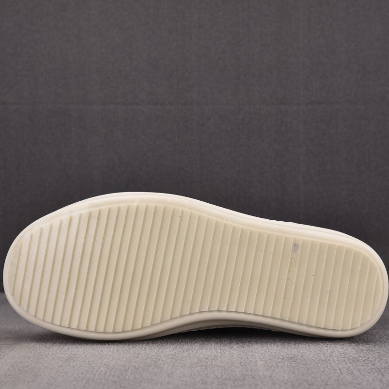 Rick Owens Jumbo Laced Low Leather ‘Pearl’ Sneaker