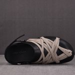 Rick Owens Megalace Granola Mule 'Black'