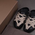 Rick Owens Megalace Granola Mule 'Black'