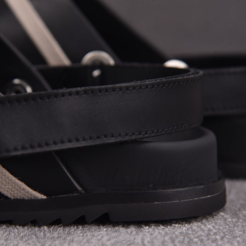 Rick Owens Megalace Granola Mule 'Black'