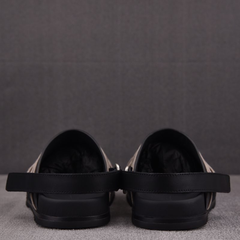 Rick Owens Megalace Granola Mule 'Black'