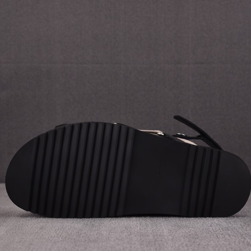 Rick Owens Megalace Granola Mule 'Black'